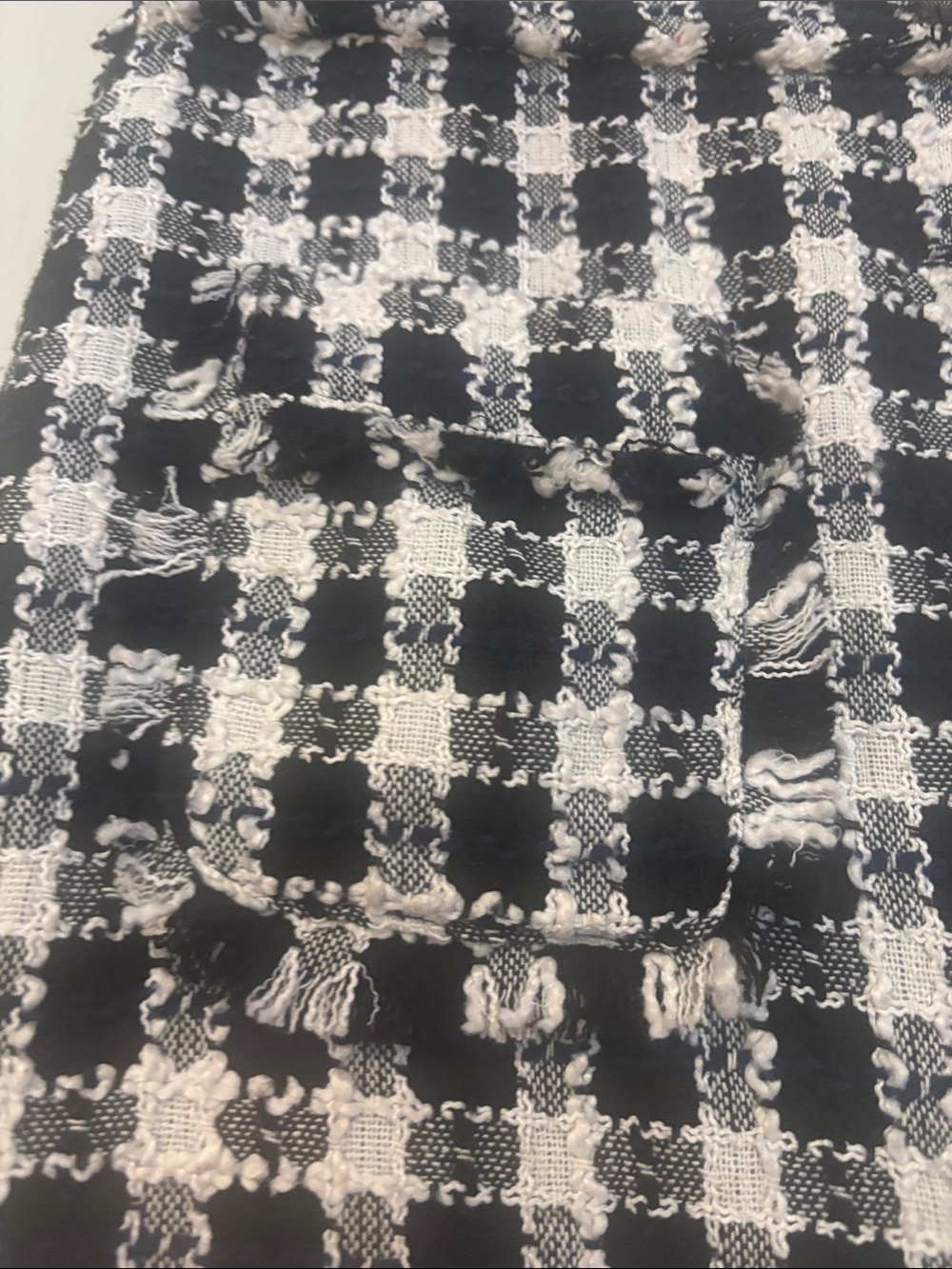 Laundry By Shelli Segal Black and White Tweed Button-Front Mini Skirt - Picture 6 of 9